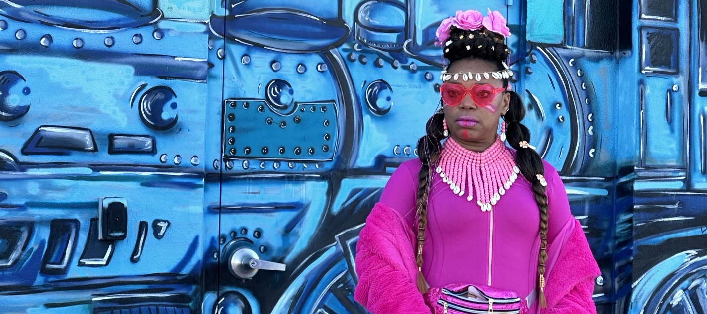 Dr. Tia Smith dressed as Women of Wakanda in Barbie & Beyonc&eacute; Themed Mashup